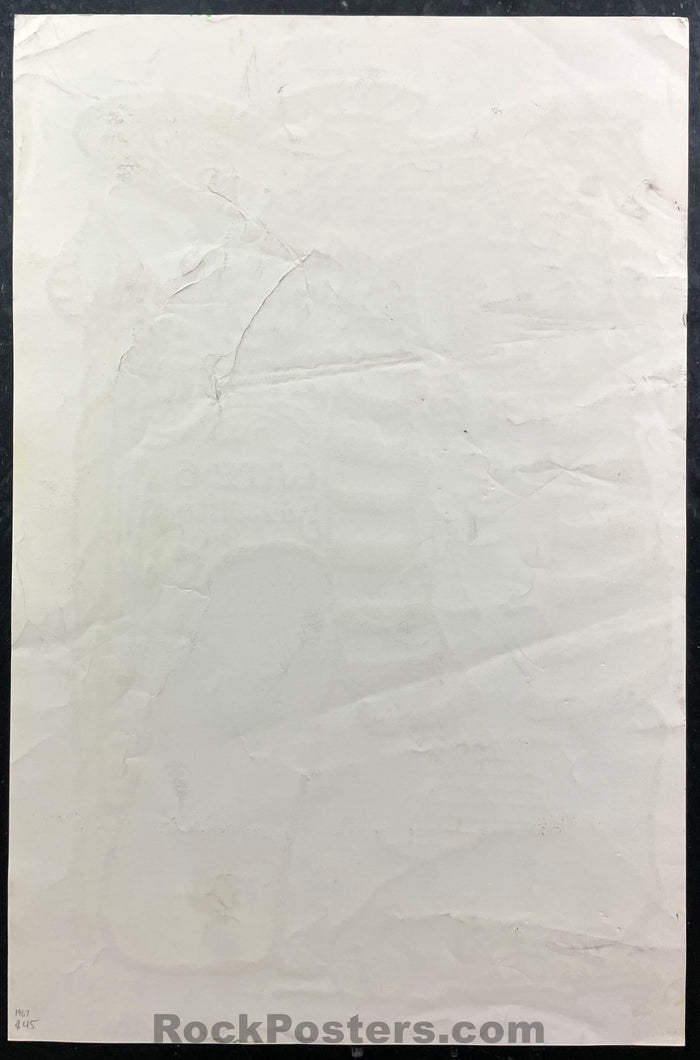 AUCTION - Green Sphinx - 1968 Silkscreen Poster - The Ark - Sausalito - Excellent