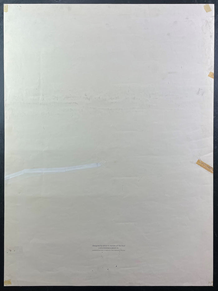 AUCTION - The Beatles - "The Fool" Apple Records - 1967 Poster - Very Good