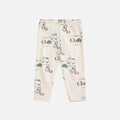 Baby Cotton Everyday Ghosts Leggings - Off White
