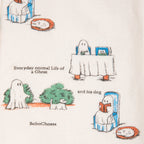 Baby Cotton Everyday Ghosts Leggings - Off White