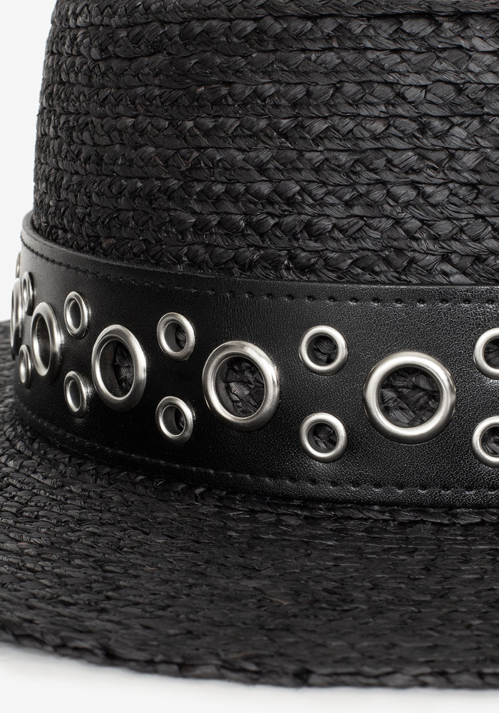 Banish Eyelet Belted Sun Hat