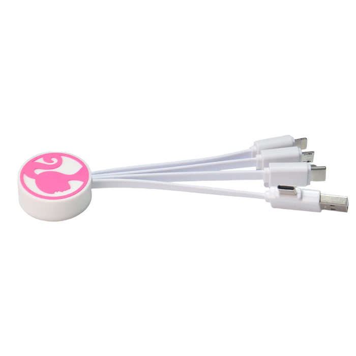 Barbie 5-In1 Cable - White (5IN1-B-WHT)