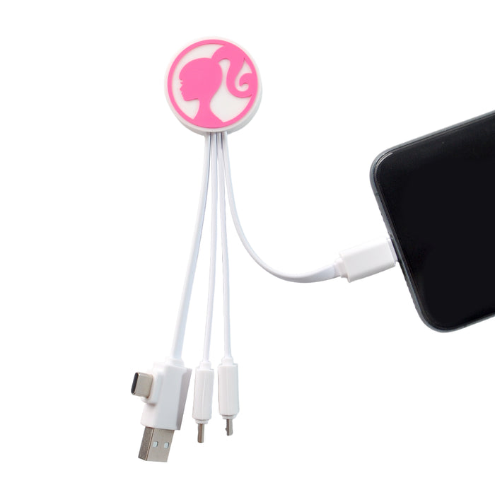 Barbie 5-In1 Cable - White (5IN1-B-WHT)