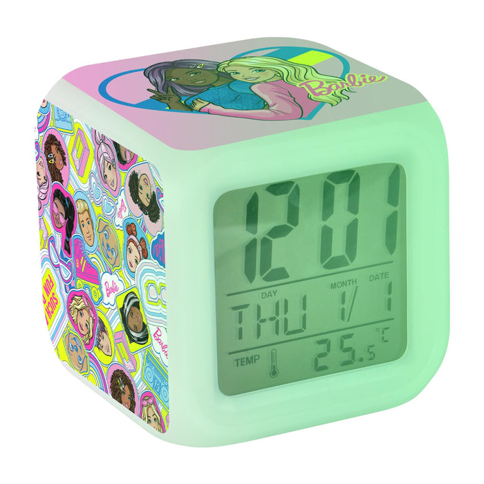 Barbie Digital Clock - Pink (DC01-B-WHT)