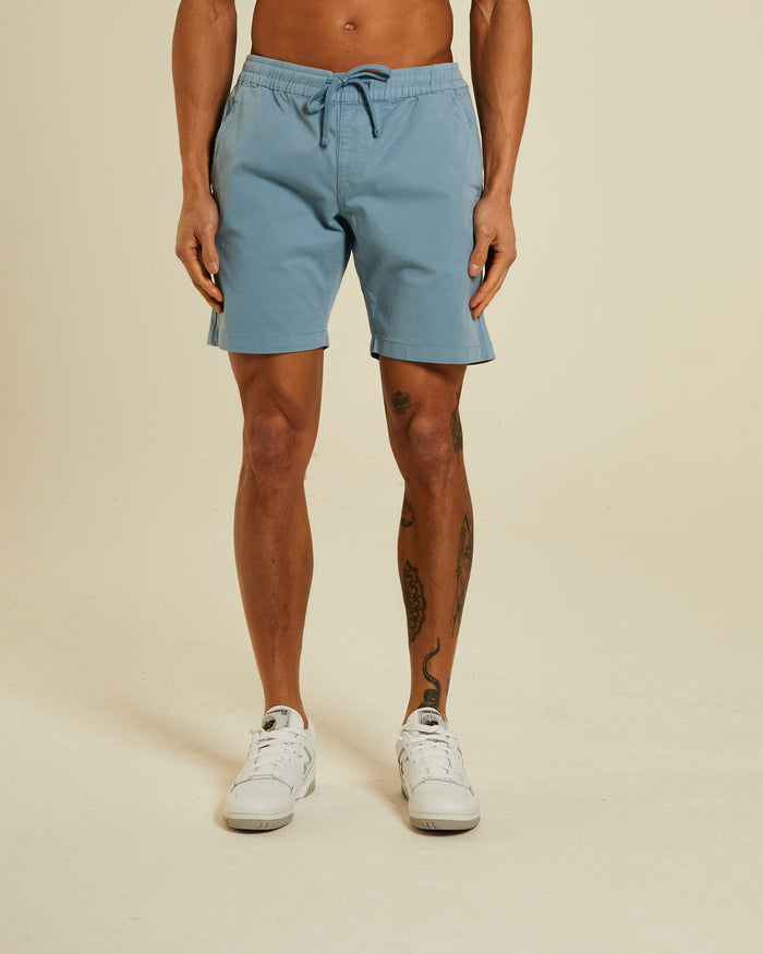 Barton Drawcord Short Pebble Blue