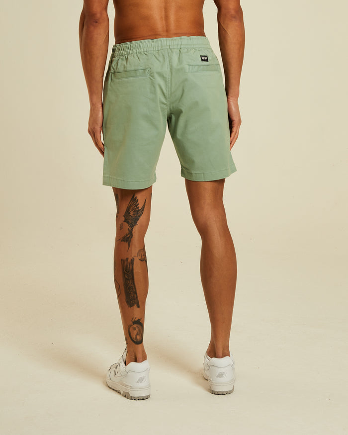 Barton Drawcord Short Surf Green