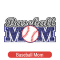 Baseball Theme PAC Glitter HTV (8")