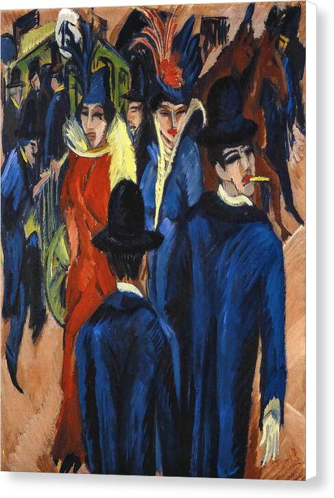 Berlin Street Scene - Canvas Print