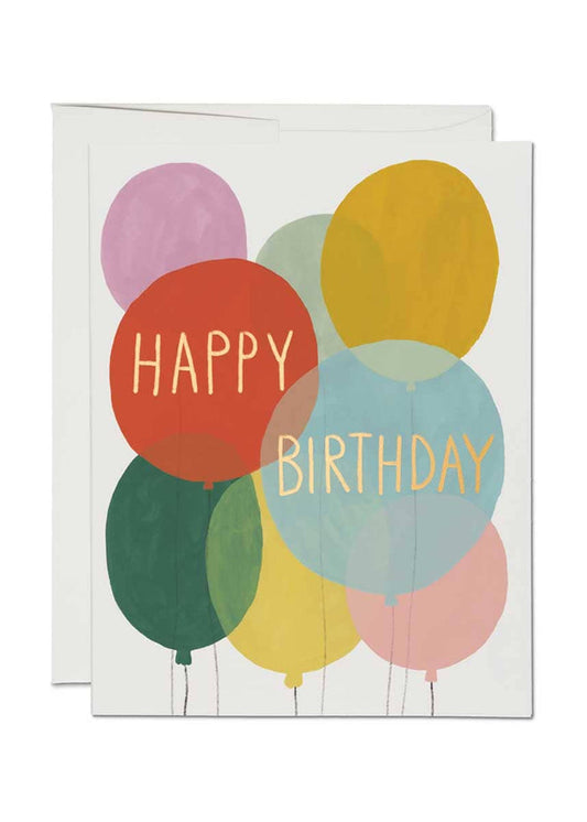 Big Birthday Balloons Card