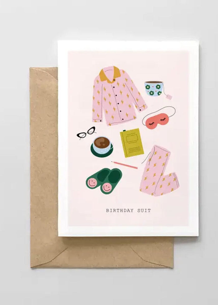 Birthday Suit Essentials Card
