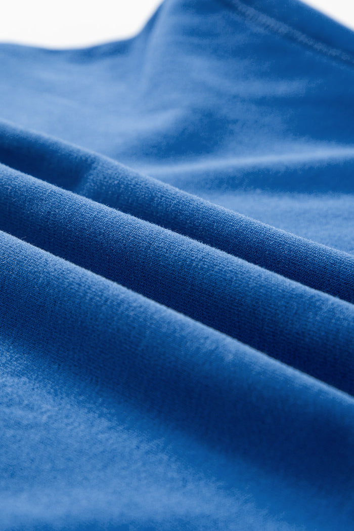 Blue Colourblock Bubble Sleeve Sweatshirt - Tops/Sweatshirts & Hoodies
