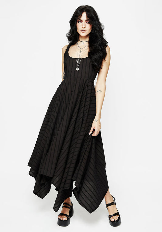 Blythe Handkerchief Hem Midaxi Dress