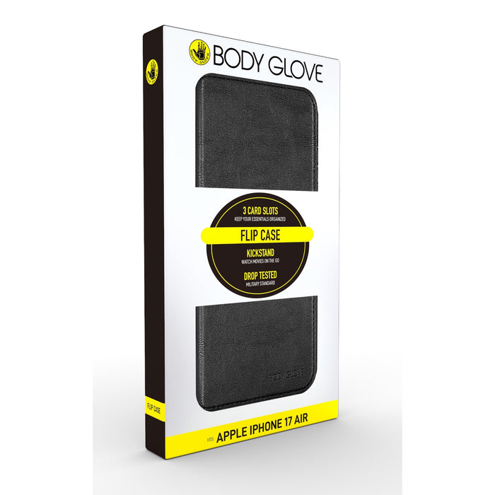 Body Glove Flip Series - Apple iPhone 17 Air - Black (BGFLP-IPH17A-B)