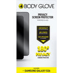 Body Glove Privacy Tempered Glass Screen Protector - Samsung Galaxy S26 - Black Border (BGSGPTG-GXS26)