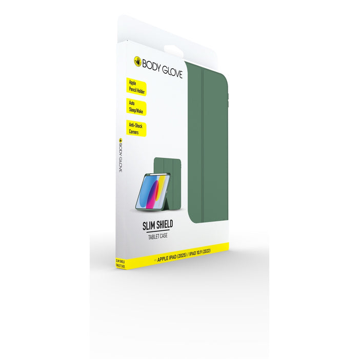 Body Glove Slim Shield Tablet Case - Apple iPad 11 (2025) / iPad 10.9 (2022) - Olive (BGSH-IPD10TH-OV)
