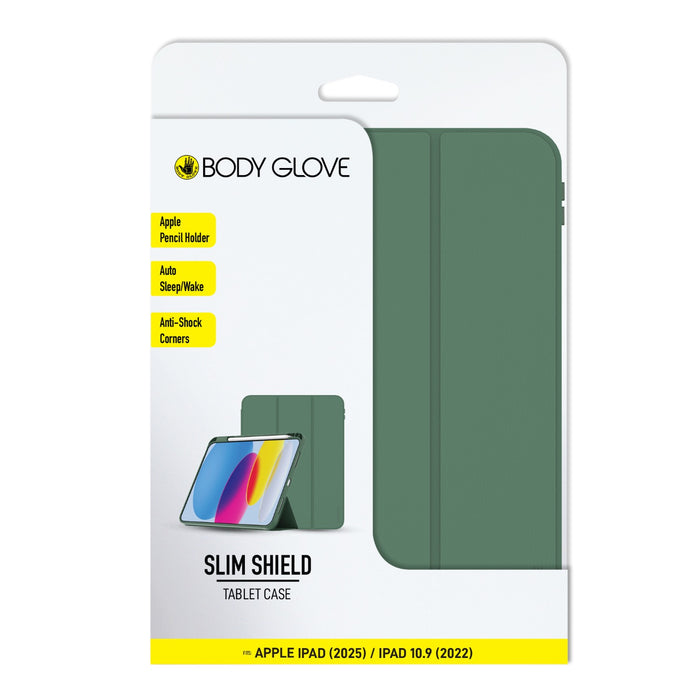 Body Glove Slim Shield Tablet Case - Apple iPad 11 (2025) / iPad 10.9 (2022) - Olive (BGSH-IPD10TH-OV)