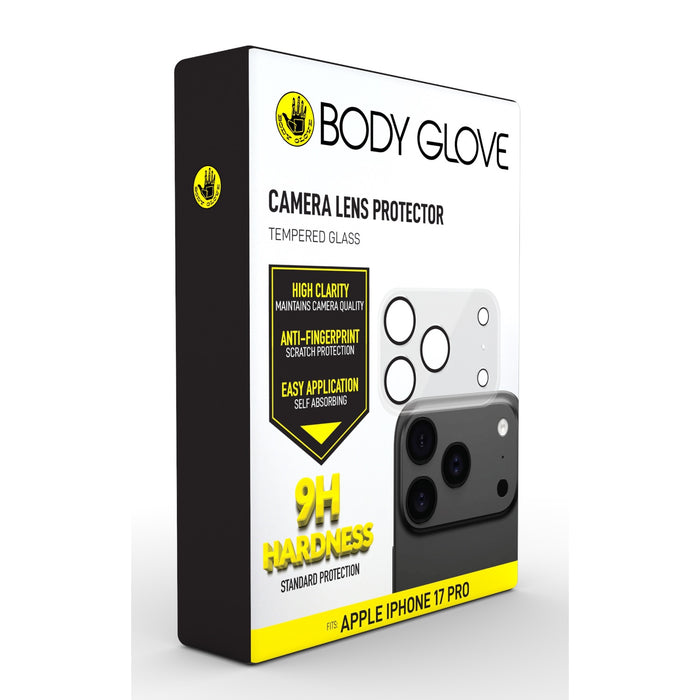 Body Glove Tempered Glass Camera Screen Protector - Apple iPhone 17 Pro - Black (BGCGTG-IP17P)