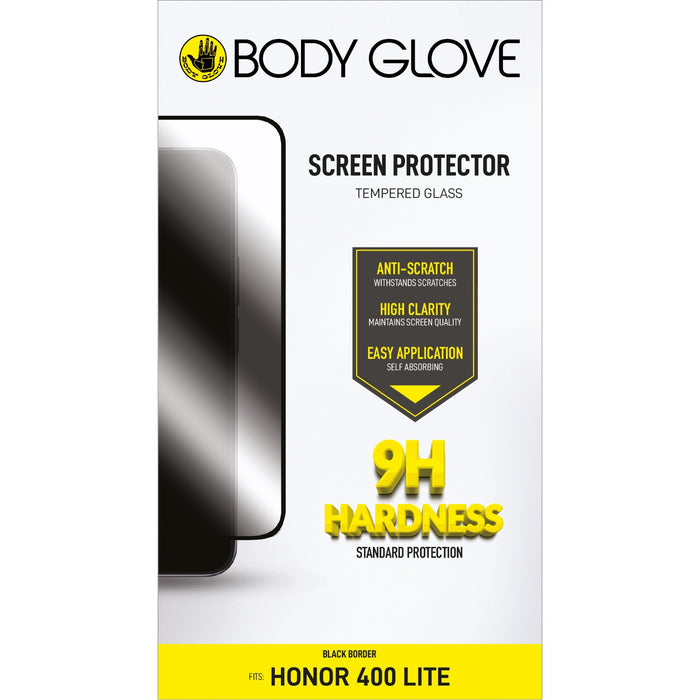 Body Glove Tempered Glass Screen Protector - HONOR 400 Lite - Black Border (BGSGFGTG-HN400L)