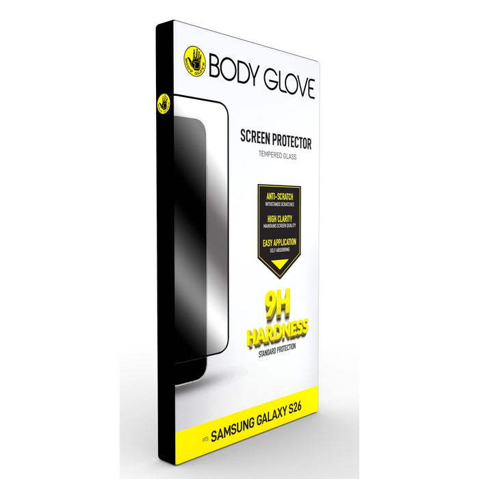 Body Glove Tempered Glass Screen Protector - Samsung Galaxy S26 - Black Border (BGSGFGTG-GXS26B)