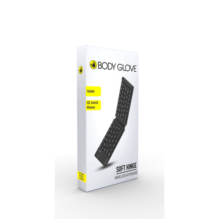 Body Glove Wireless Folding Soft Hinge Keyboard - Black (BGKB-FOLDSFT)