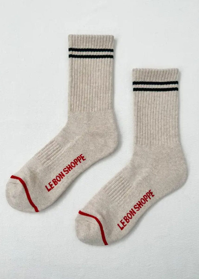 Boyfriend Socks - Oatmeal