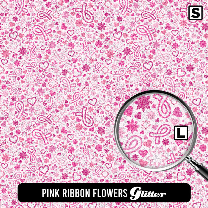 Pink Ribbon Flowers