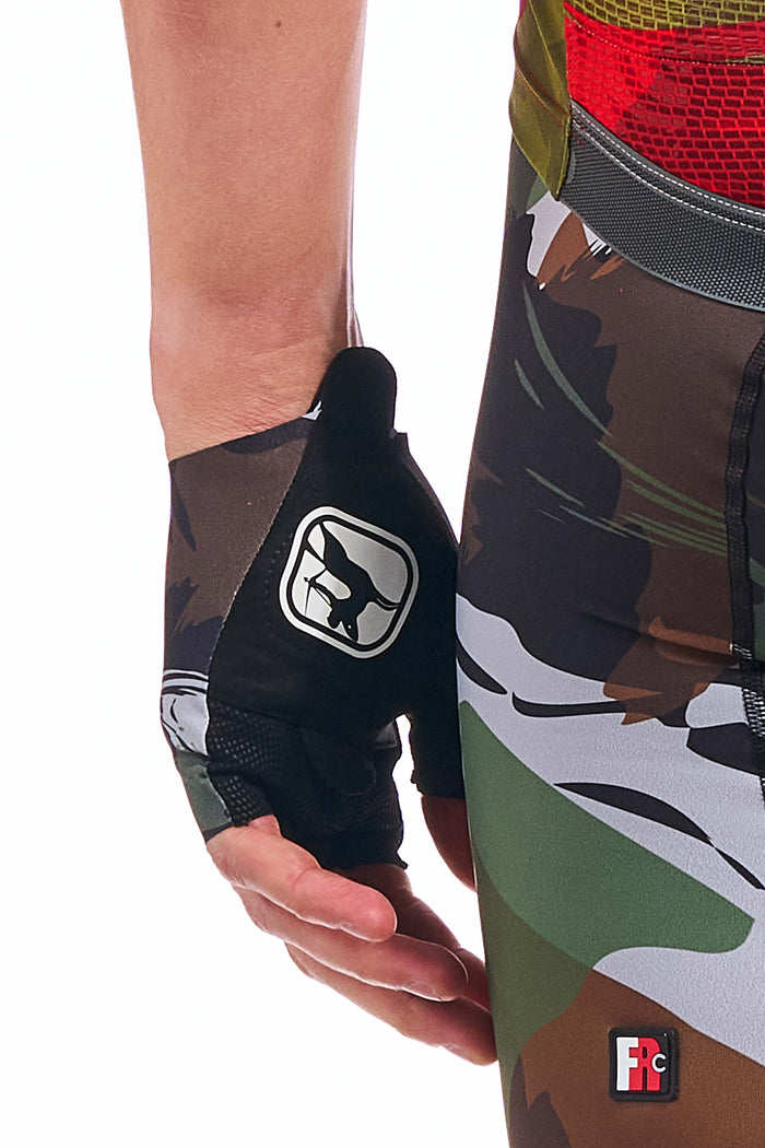 Brush Camo Moda FR-C Summer Gloves by Giordana Cycling, , Made in Italy