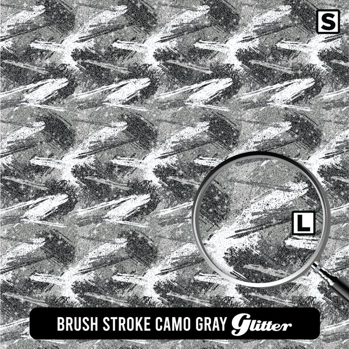 Brush Stroke Camo Gray