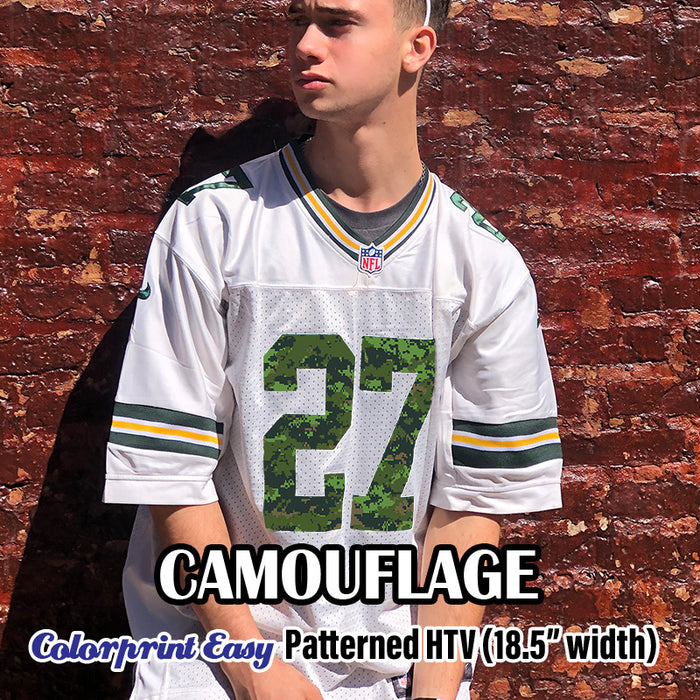 Camouflage Patterned HTV (18.5" x 12")