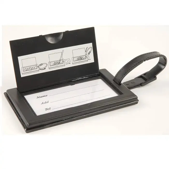 Canada Flag Luggage Tag Open