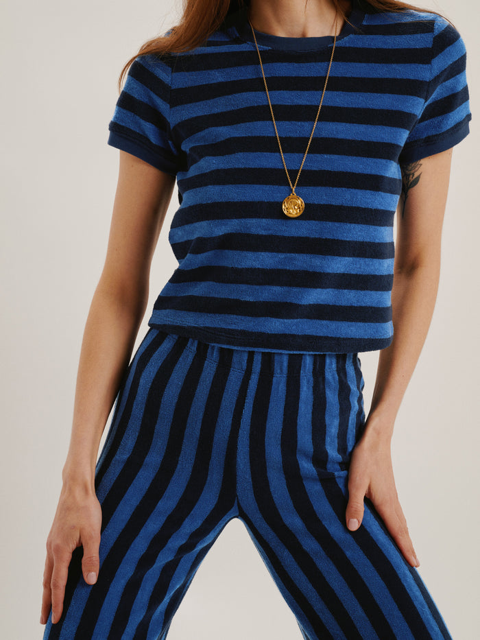 Navy-Blue Stripe