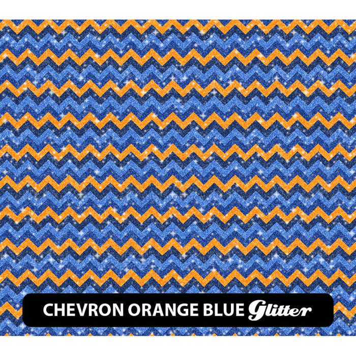 Chevron Orange Blue