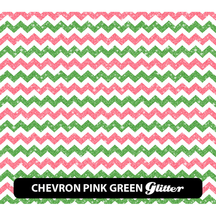 Chevron Pink Green