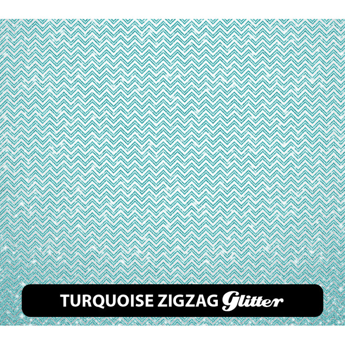 Turquoise Zigzag