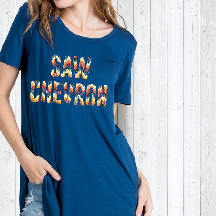 Chevron Glitter Patterned HTV