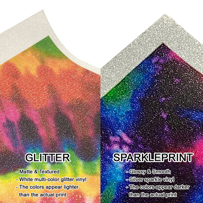 Chevron Glitter Patterned HTV