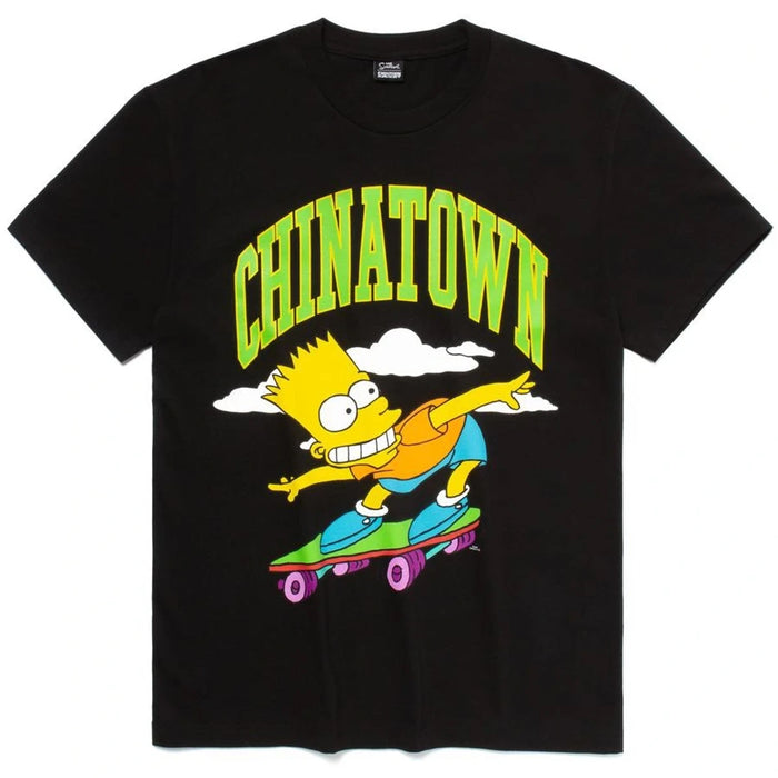 CHINATOWN MARKET  X THE SIMPSONS COWABUNGA ARC T-SHIRT - BLACK
