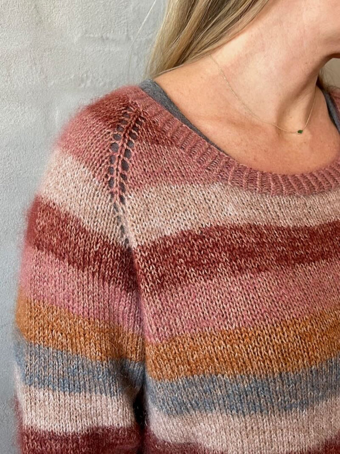 Chloé sweater by Önling, No 12 + silk mohair knitting kit Knitting kits Önling - Katrine Hannibal