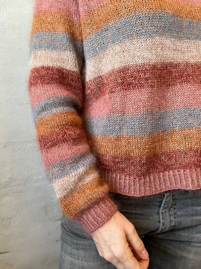 Chloé sweater by Önling, No 12 + silk mohair knitting kit Knitting kits Önling - Katrine Hannibal