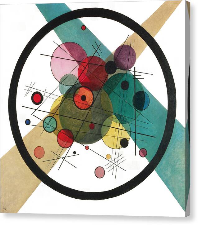 Circles in a Circle - Canvas Print