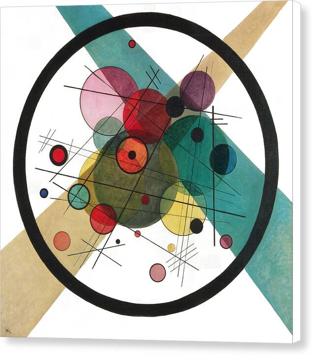 Circles in a Circle - Canvas Print
