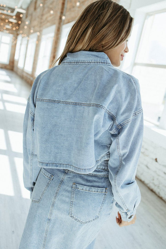 Cityscape Denim Jacket - FINAL SALE