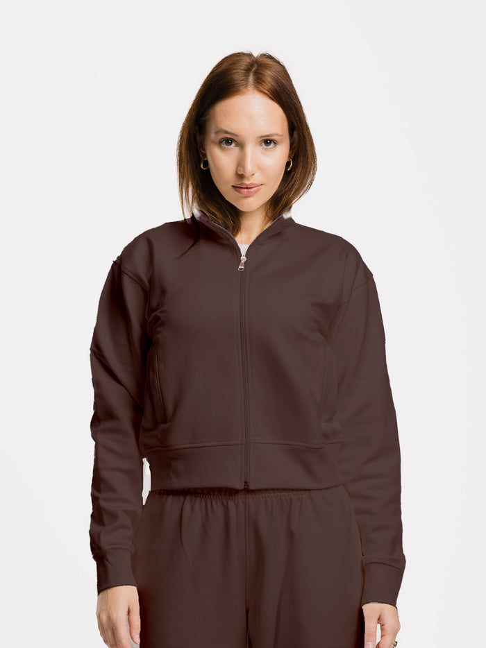 COMFORT+ CROPPED ZIP UP
