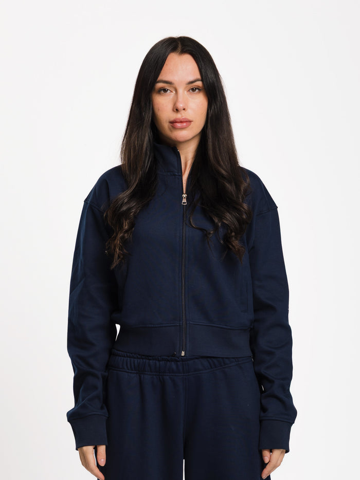 COMFORT+ CROPPED ZIP UP