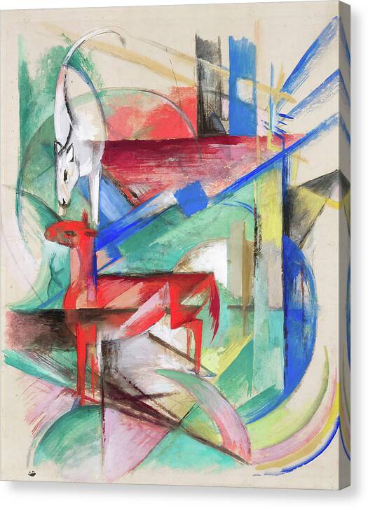 Composition with Animals II - Canvas Print