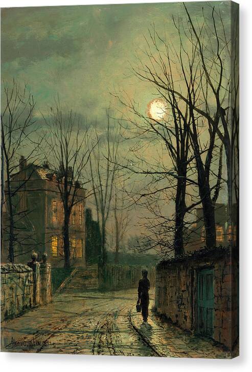 Corner of the Old Road, Claughton, near Scarborough - Canvas Print