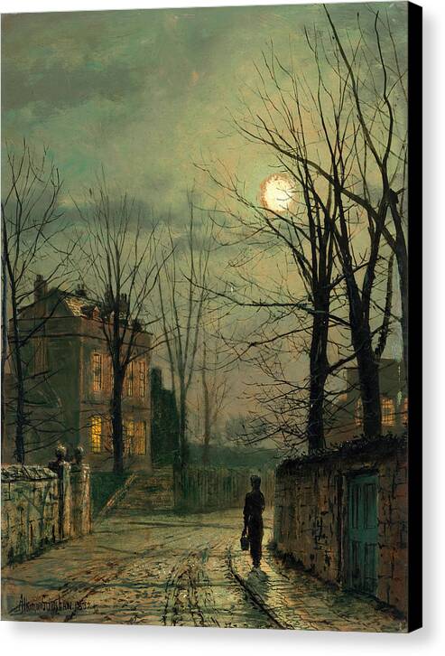 Corner of the Old Road, Claughton, near Scarborough - Canvas Print