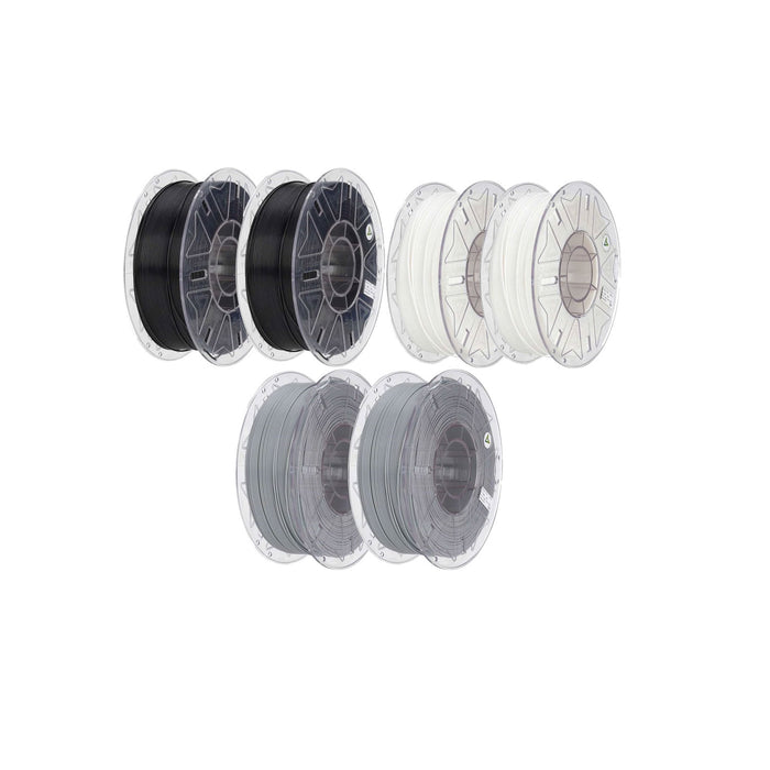 Creality Everyday 6KG Filament Bundle (Black, White, Grey) – Image 1 | DroneNerds