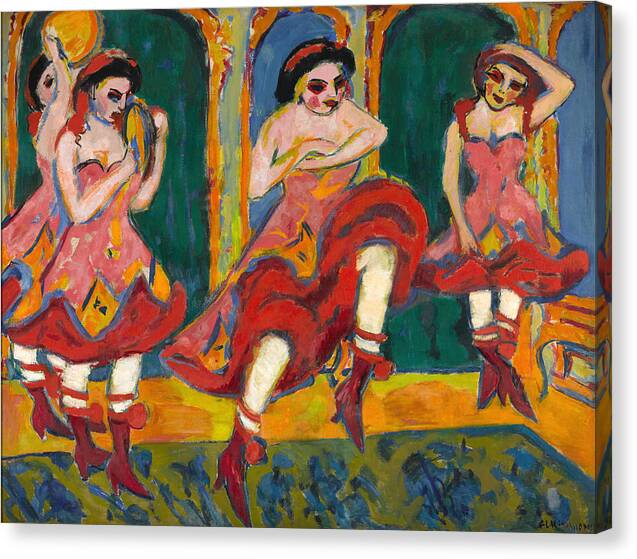 Czardas Dancers - Canvas Print