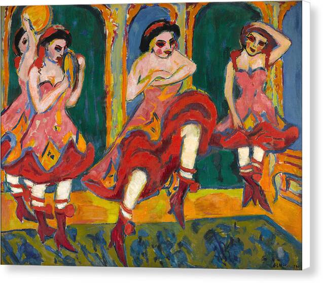 Czardas Dancers - Canvas Print